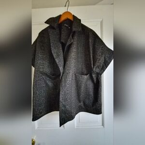 Meg Leopard Print Jacket Boyfriend Jacket